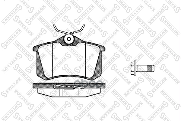 Колодки Дисковые З. Skoda Octavia, Vw Golf Stellox арт. 274005BSX