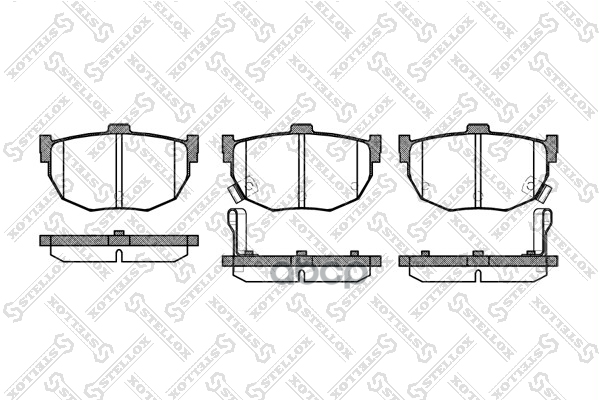 Колодки дисковые з. Kia Cerato 1.6/2.0CRDi 04> Stellox арт. 305032SX