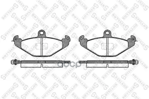 Колодки дисковые задние Renault Laguna 93-01/Safrane 92-00/Espace Stellox арт. 356000BSX