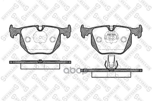 Колодки дисковые з. BMW E38 2.8/4.0/5.0/2.5TDs/3.0D 95-01/E46 M3 3 Stellox арт. 392020BSX