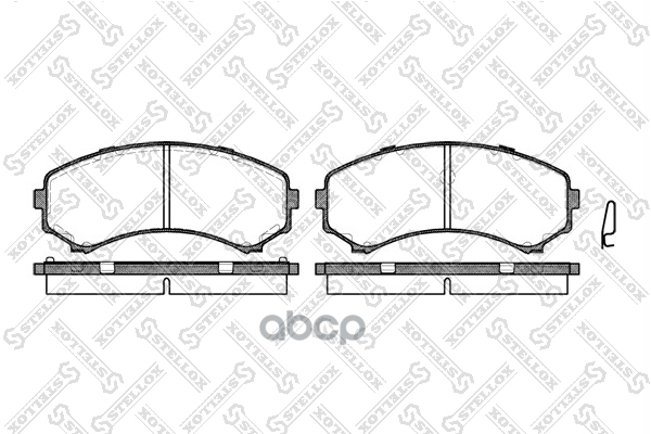 колодки дисковые п Mazda MPV 2.6/3.0/2.5TD 92-99, Mitsubis 407000SX Stellox арт. 407000SX