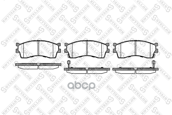 Колодки дисковые п. Kia Clarus 1.8i-2.0i 99-00/C Stellox арт. 426032SX