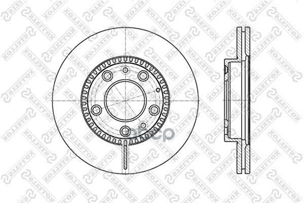 диск тормозной перед.  60203241VSX Stellox арт. 60203241VSX
