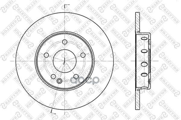 диск тормозной перед.  60203316SX Stellox арт. 60203316SX