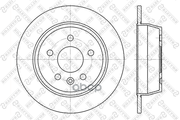 Диск тормозной задний MB Vito all 95> STELLOX 6020-3333-SX Stellox арт. 60203333_SX