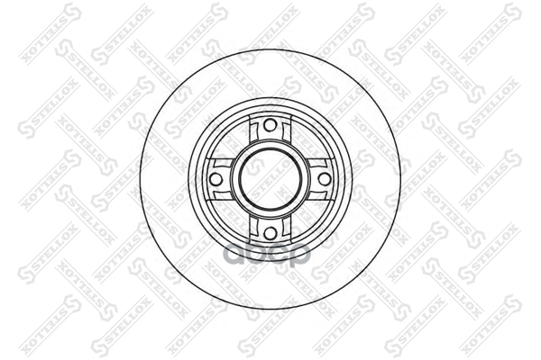 Диск тормозной задний Renault Megane 1.4-2.0/1.9DCi 02> Stellox арт. 60203937SX