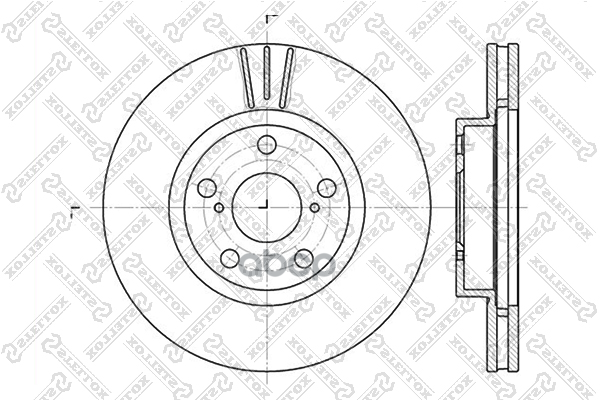 диск тормозной перед.  60204564VSX Stellox арт. 60204564VSX
