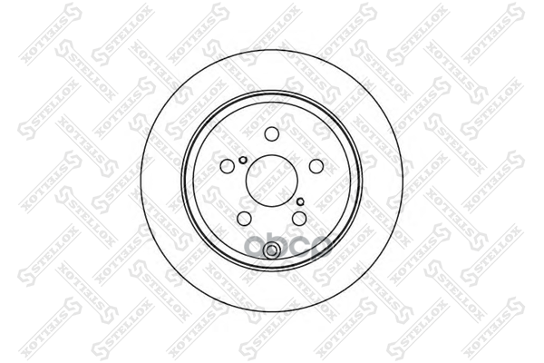 Диск тормозной задний Toyota Avensis 1.8-2.0D-4D 03> Stellox арт. 60204589SX