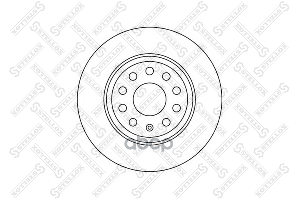 Диск тормозной задний VW Passat 1.6&2.0FSI/1.9&2.0TDI 05> Stellox арт. 602047116SX