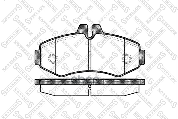 Колодки дисковые перед. MB Vito 2.0i/2.3i/2.2CDi/2.3D/CDi 98> Stellox арт. 712000BSX