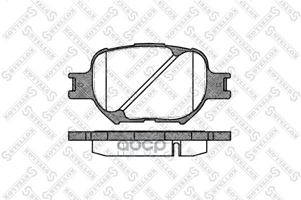 колодки дисковые п Toyota Corolla 2.0D 02/Corolla 753000SX Stellox арт. 753000SX