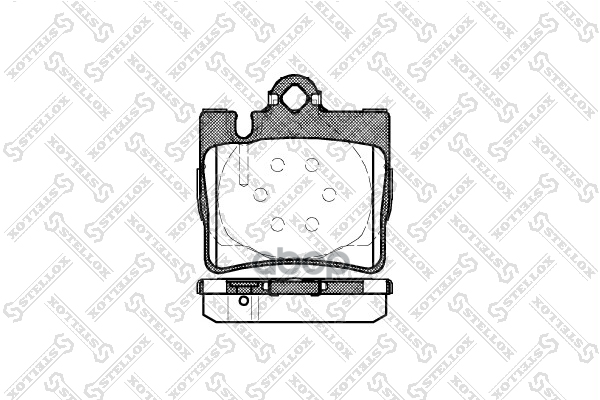 Колодки Тормозные Дисковые™Stellox 781000Bsx Stellox арт. 781000BSX