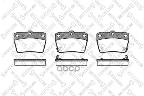 Колодки Дисковые З. Toyota Rav4 1.8/2.0 Wti/2.0D Stellox арт. 850002BSX