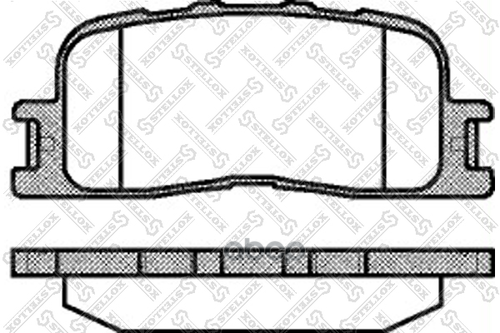 Колодки дисковые з. Toyota Highlander/Camry 01> Stellox арт. 865000SX