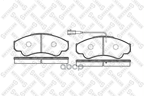 Колодки дисковые п. Peugeot Boxer 2.0HDi/2.8HDi, Fiat Ducato 2.8D/ Stellox арт. 970001BSX