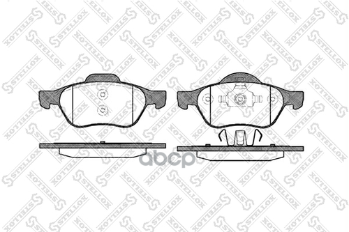 Колодки дисковые п. Renault Laguna 1.6i/1.8i/1.9DCi Stellox арт. 973000SX