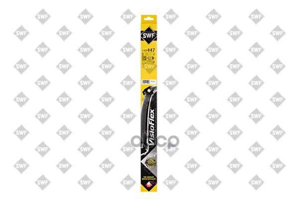 Комплект Щеток Стеклоочистителя Visioflex Бескаркасных 750/30`+630/25` (Узкая Верхняя Кнопка) Swf арт. 119447