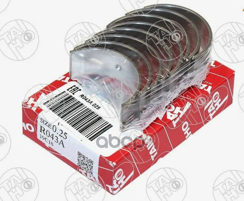 Вкладыши шатунные к-т 0,25 TOYOTA COROLLA/CORONA 4A-FE/5A-FE 90-01 TAIHO арт. R043A 025