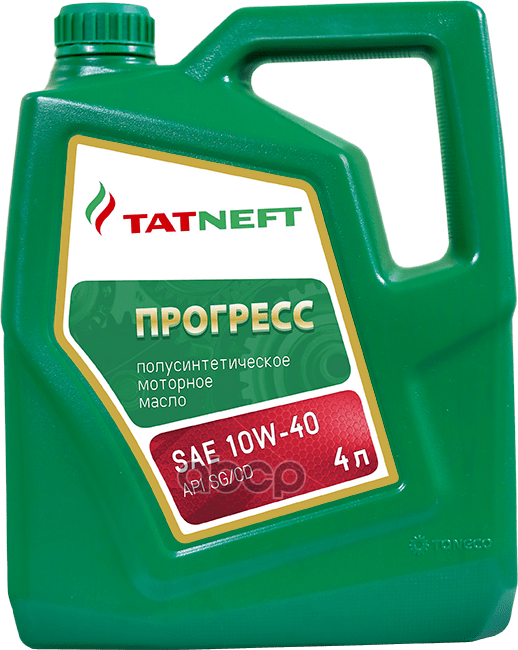 TATNEFT Масло Моторное Татнефть-Прогресс Api Sh, Sg/Cd Sae 10W40, 4Л Tatneft 4650229680482
