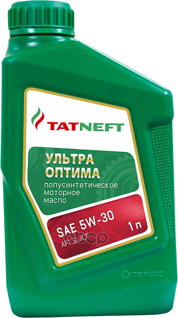 TATNEFT Масло Моторное Ультра-Оптима Sae 5W30 Api Sl/Cf Acea  A3/B4-04 1L