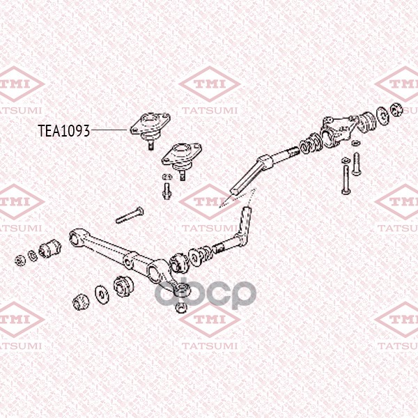 Опора шаровая нижняя L/R LADA 2108-21099 86- TEA1093 TATSUMI арт. TEA1093