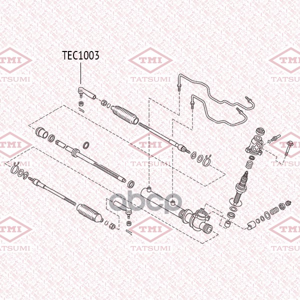 Наконечник рулевой тяги L/R TATSUMI арт. TEC1003