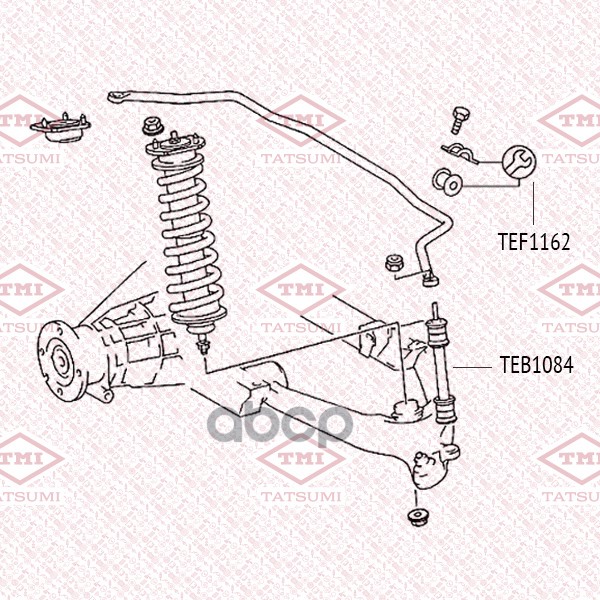 Втулка Стабилизатора Mercedes W163->05 TATSUMI арт. TEF1162
