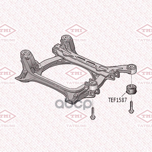 Сайлентблок переднего подрамника TATSUMI арт. TEF1587