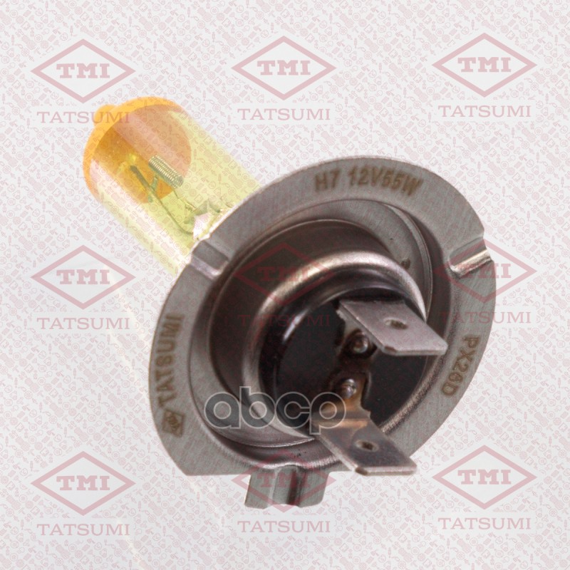 Лампа H7 12V (55W) Yellow TATSUMI арт. TFN1005Y