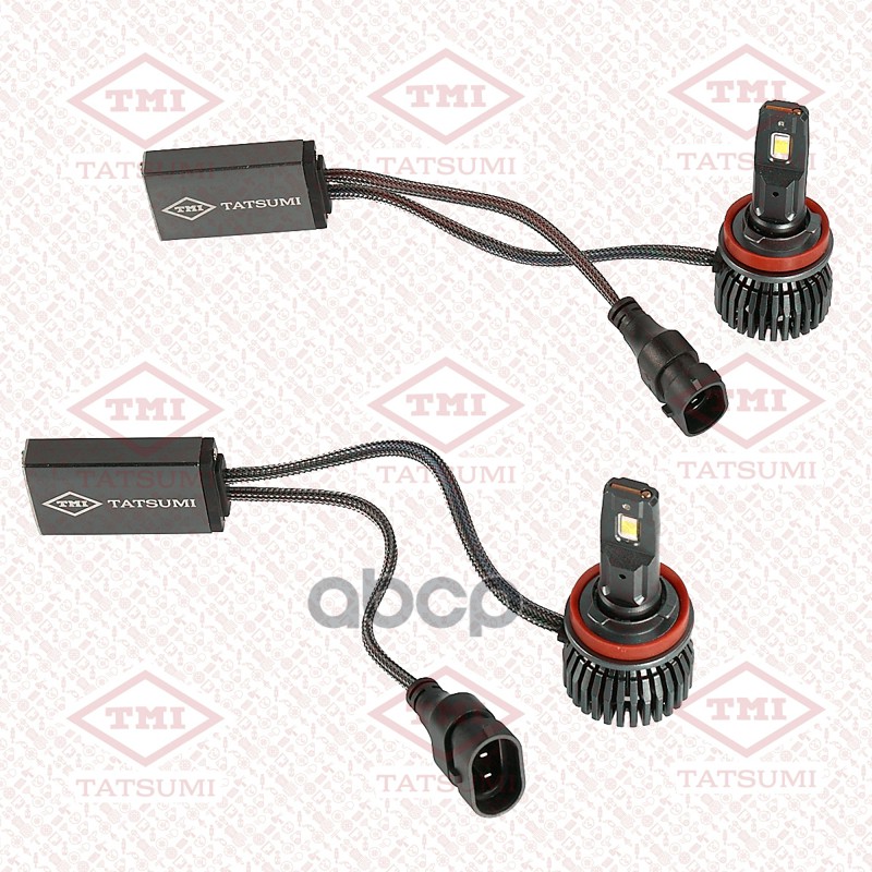 Лампа светодиодная H11 12V (42W) 6500K (комплект 2шт) TATSUMI арт. TFN1009LED