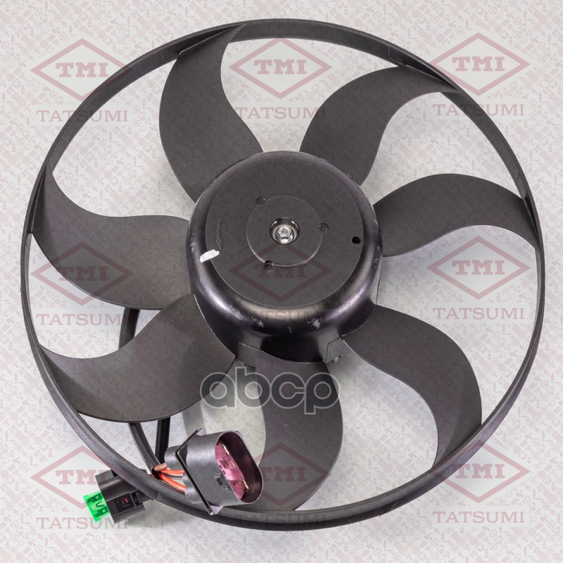 Вентилятор радиатора AUDI A3/TT 03-SKODA Octavia/Superb/Yeti 04-VW Golf/Jetta/Passat 03- TGE1004 TATSUMI арт. TGE1004