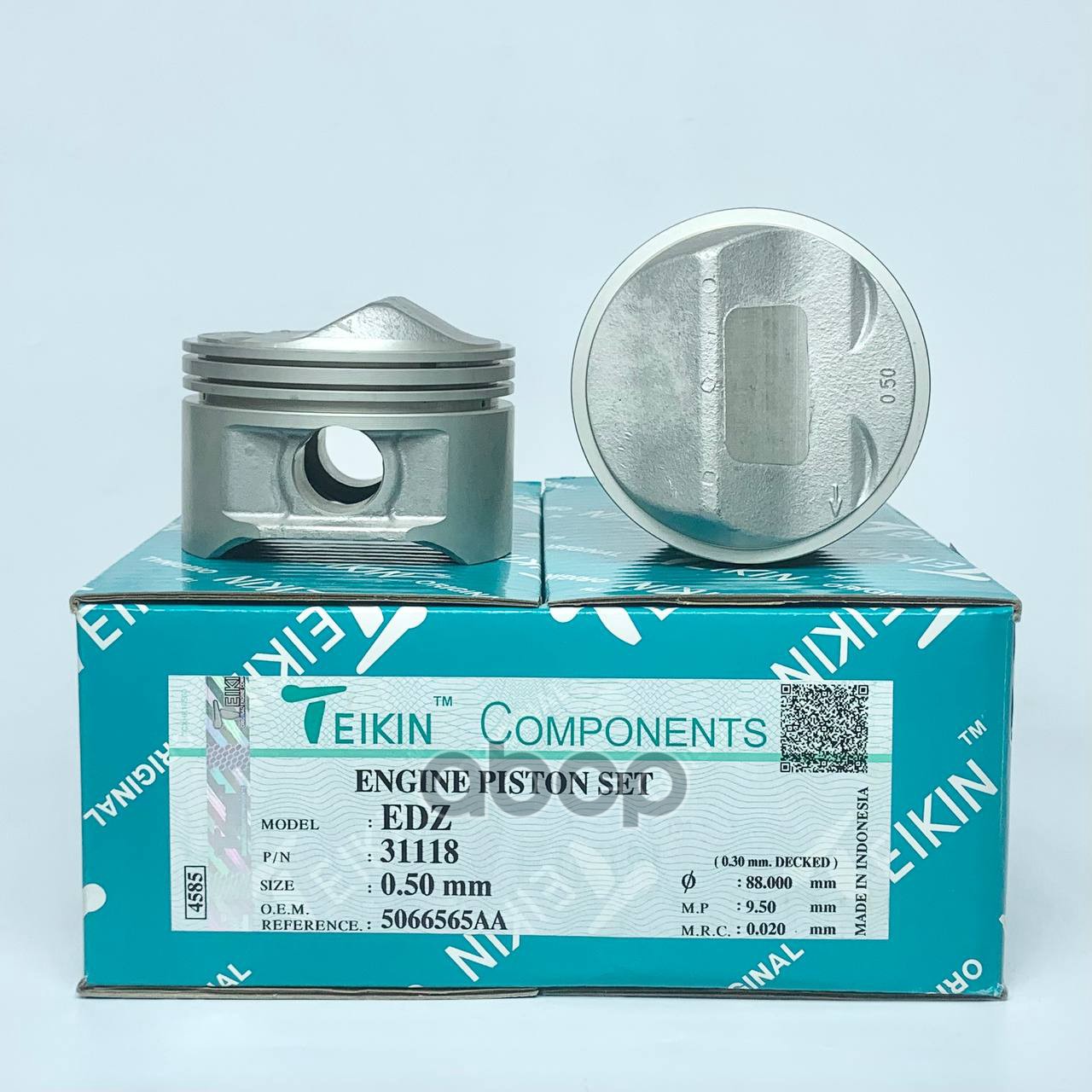 Поршень без колец ( цена за 1 шт) Chrysler EDZ 2.4L 16V d87.5+0.50 (5066565AA) TEIKIN арт. 31118050