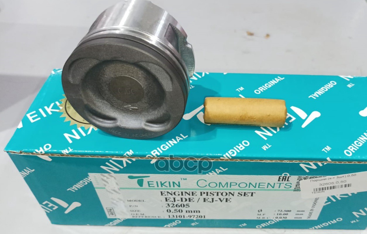 Поршень (0.5/ к-т 3 шт) Toyota Duet 98-04 EJDE;EJVE TEIKIN арт. 32605 050