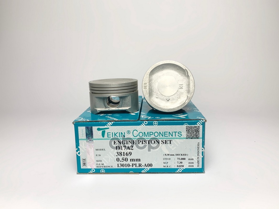 Поршень (0.5/ к-т 4 шт) Honda Civic 00-06 / Civic Ferio 00-05 D17A2;D17A5;D17A8;D17A9;D17Z1;D17Z5 TEIKIN арт. 38169 050