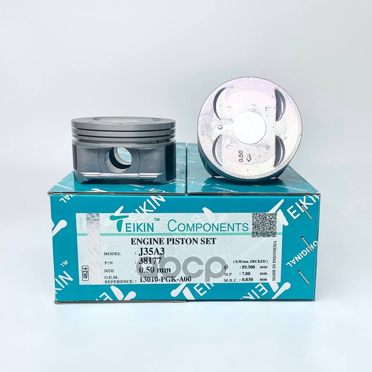 Поршень без колец ( цена за 1 шт) Honda J35A3 V6 3.5 d89.0+0.50 TEIKIN арт. 38177050