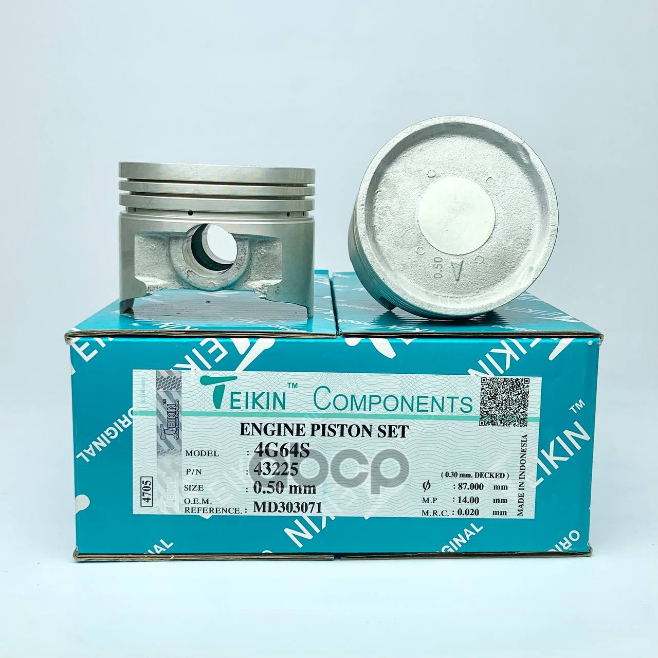 Поршень без колец ( цена за 1 шт) Mitsubishi 4G64S d86.5+0.50 TEIKIN арт. 43225050