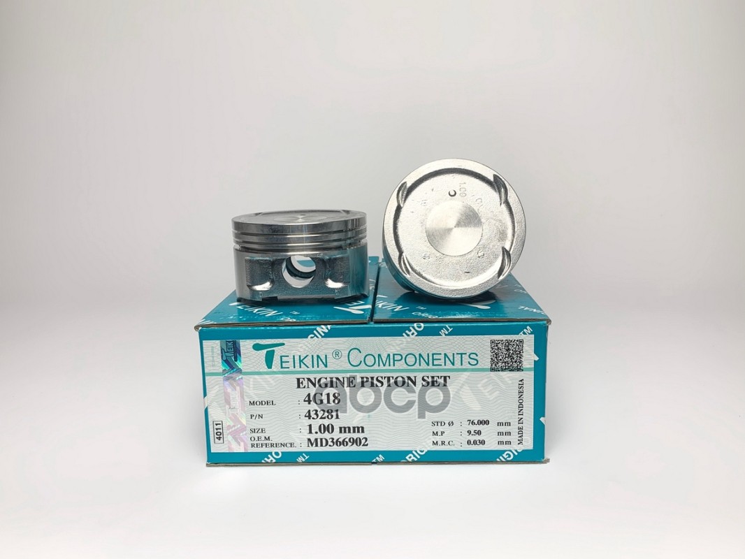 Поршень без колец ( цена за 1 шт) Mitsubishi 4G18 d76.0+1.00 (MD366902) TEIKIN арт. 43281100