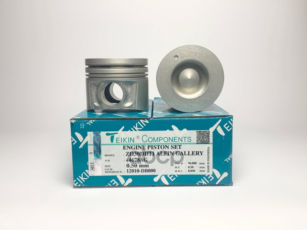 Поршень (к-т 4 шт с охлаждением) 050 NISSAN PATROL  ZD30DDTI 06- TEIKIN арт. 44678AG 050