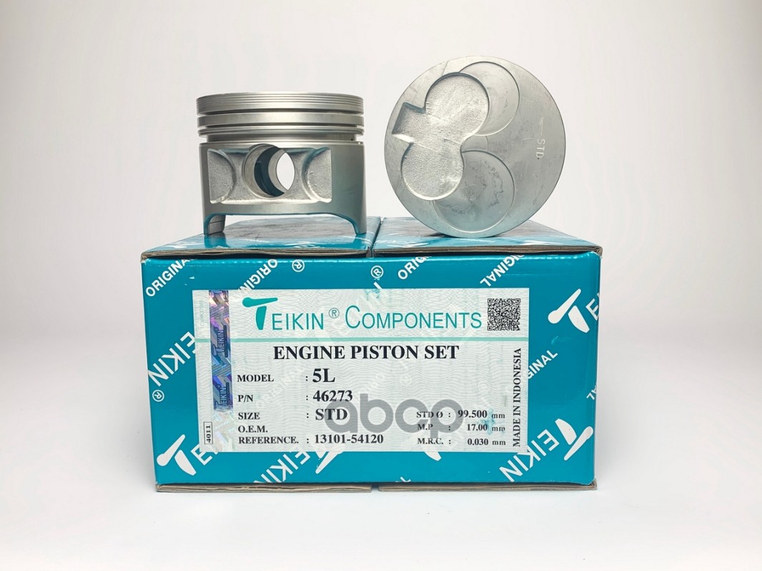Поршень (к-т 4 шт без охлаждения) TOYOTA HIACE/DYNA/HILUX 5L/5LE 95- TEIKIN арт. 46273 STD