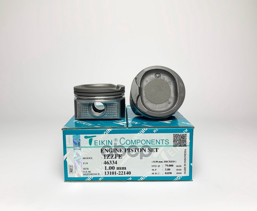 Поршень без колец ( цена за 1 шт) Toyota 1ZZ-FE d79.0+1.00 (13101-22140) TEIKIN арт. 46334100