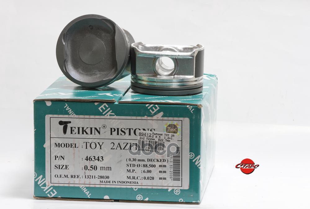 Поршень Toyota Camry (XV30) 01-06 / RAV4 00-13 2AZFE TEIKIN арт. 46343 050