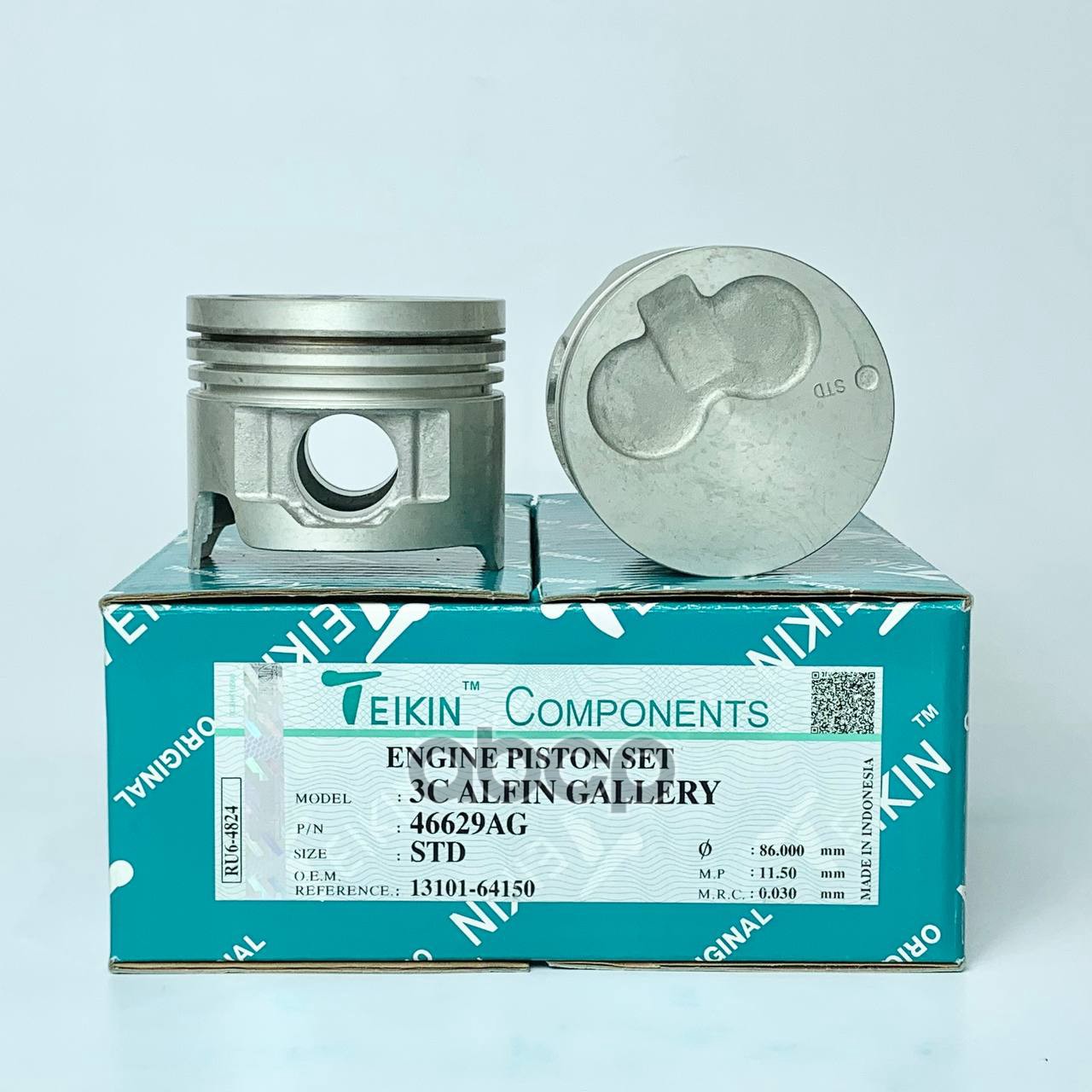 Поршень без колец с масл. галереей Toyota 3C d86.0 STD (13101-64150) Teikin TEIKIN арт. 46629AGSTD