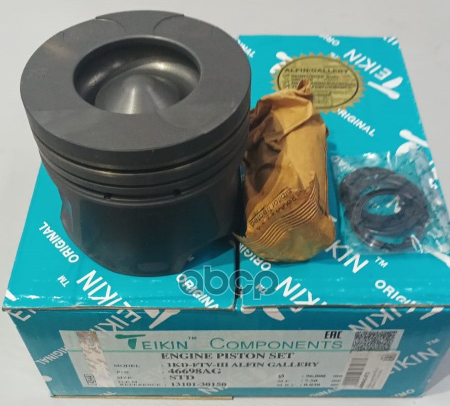 Поршень без колец с масл. галереей Toyota 1KD-FTV III d96.0 STD (13101-30200) Teikin TEIKIN арт. 46698AGSTD