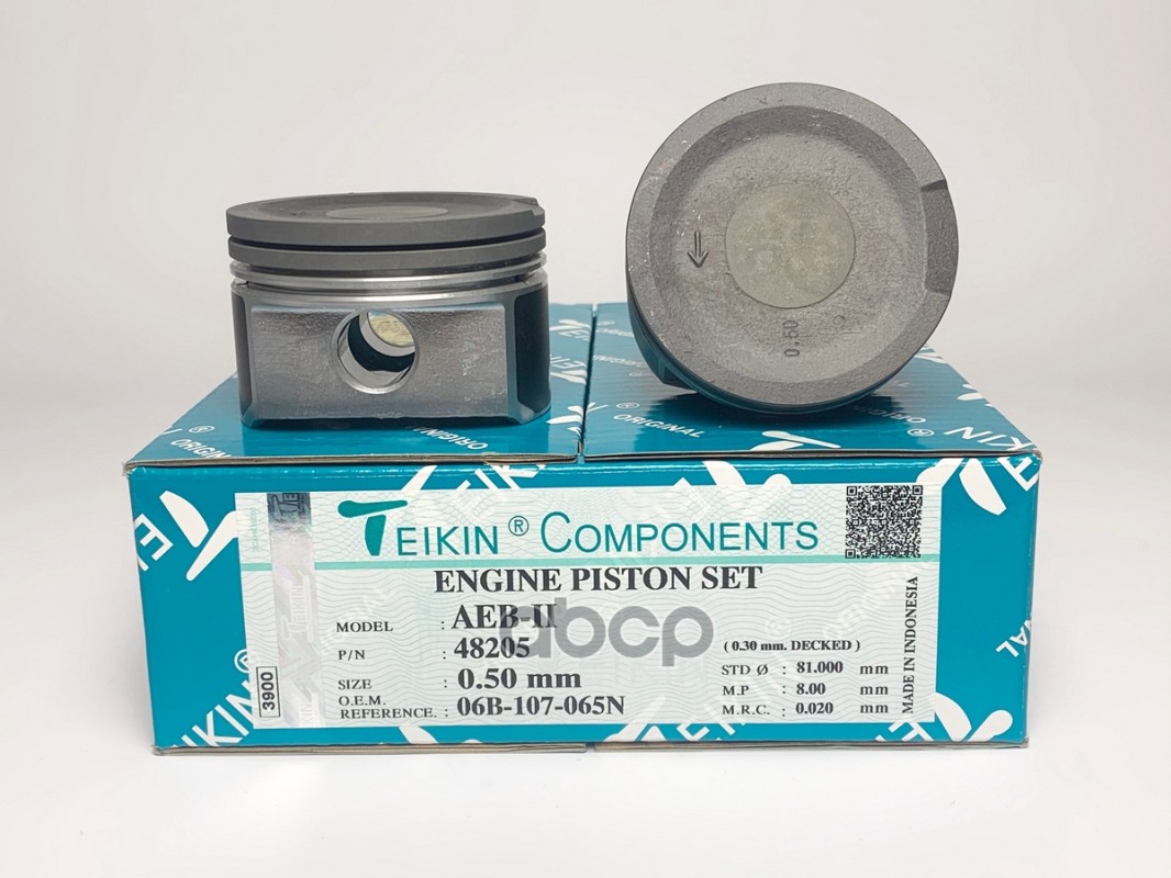 Поршень без колец ремонтный размер 0.50 VW ARX d81.0+0.50 (на 4 цил.) (06B 107 065 N) TEIKIN 48205050 TEIKIN арт. 48205050
