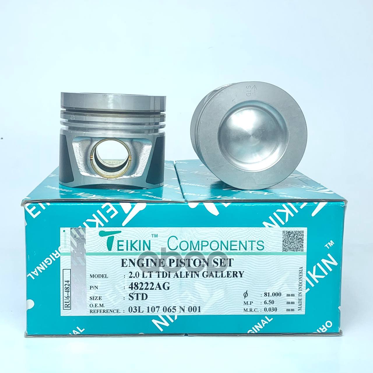 ПОРШЕНЬ ДВИГАТЕЛЯ С ПАЛЬЦЕМ 1ШТ 48222-AG-STD 48222AGSTD TEIKIN арт. 48222AGSTD