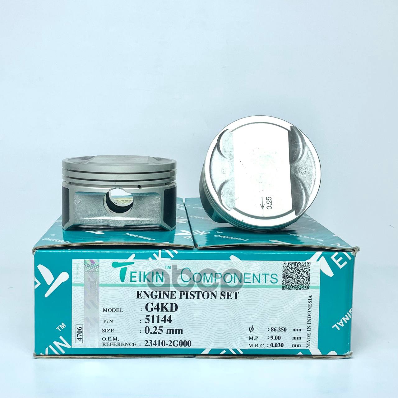 Поршень без колец ( цена за 1 шт) Hyundai 2.0i 16V G4KD d86.0+0.25 TEIKIN арт. 51144025