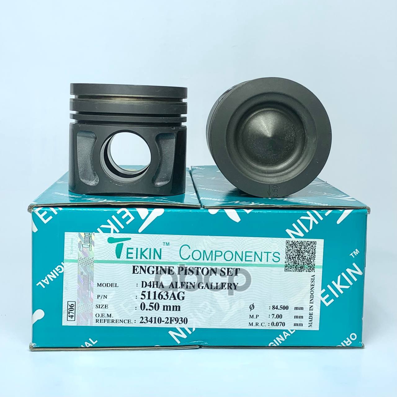 Поршень (к-т 4 шт с охлаждением) 050 HYUNDAI IX35 10-15 D4HA TEIKIN арт. 51163AG 050