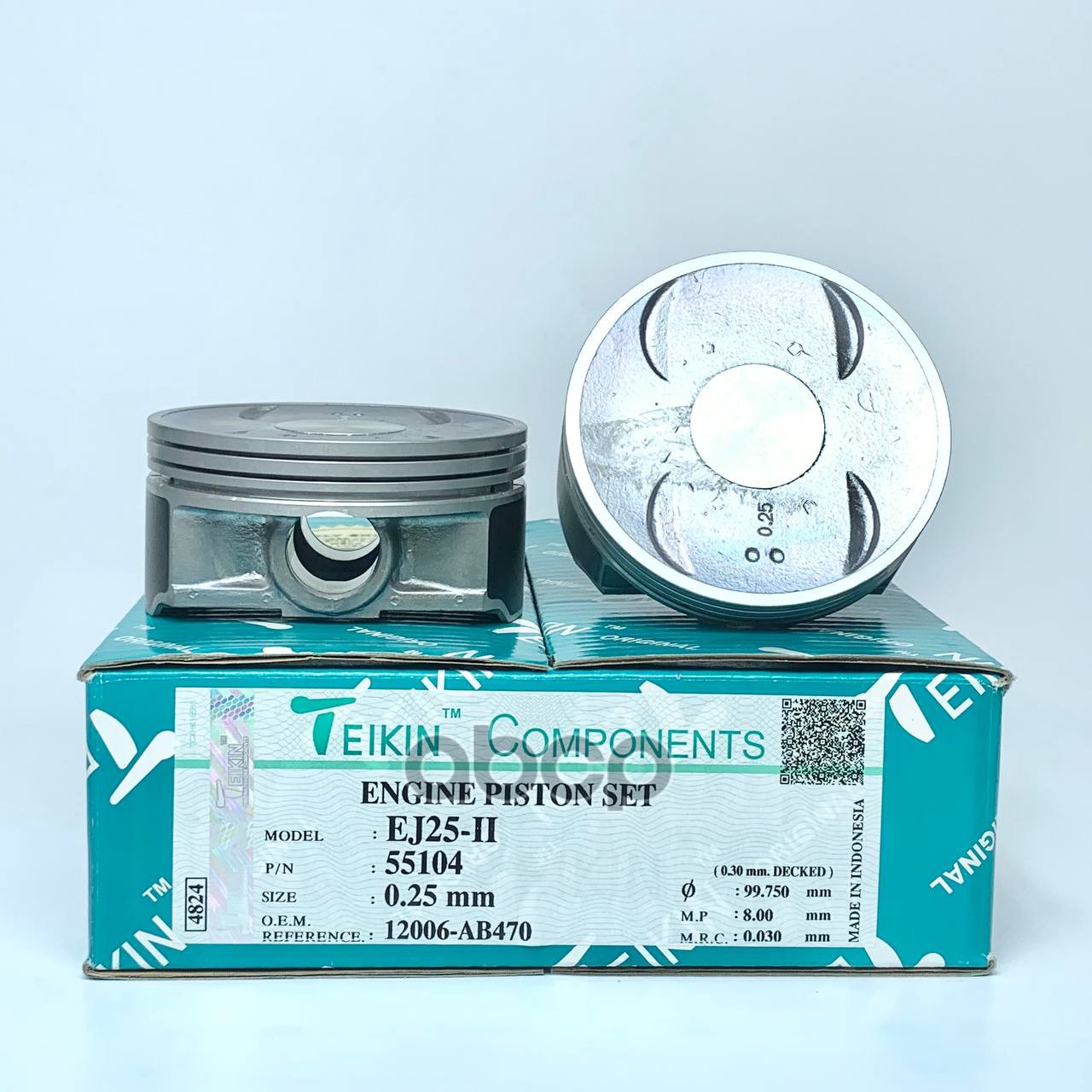 Поршень без колец Subaru EJ25-II (2004-2005) d99.5+0.25 (12006-AB490) Teikin TEIKIN арт. 55104025