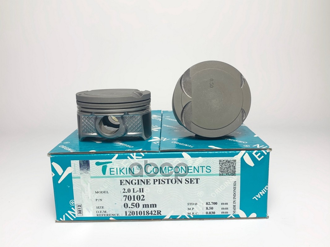 Поршень без колец ( цена за 1 шт) Renault 2.0 F4R400 (2011-) d82.7+0.5 TEIKIN арт. 70102050