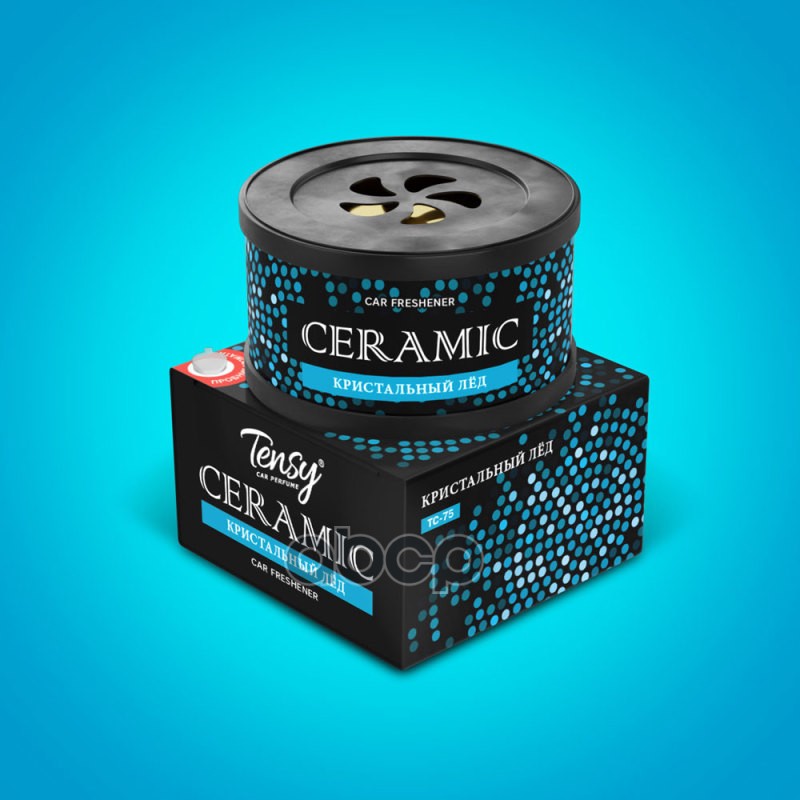 Ароматизатор Воздуха На Панель Приборов Tensy Банка/Керамика Кристальный Лед Tensy Tc75 TENSY арт. TC75